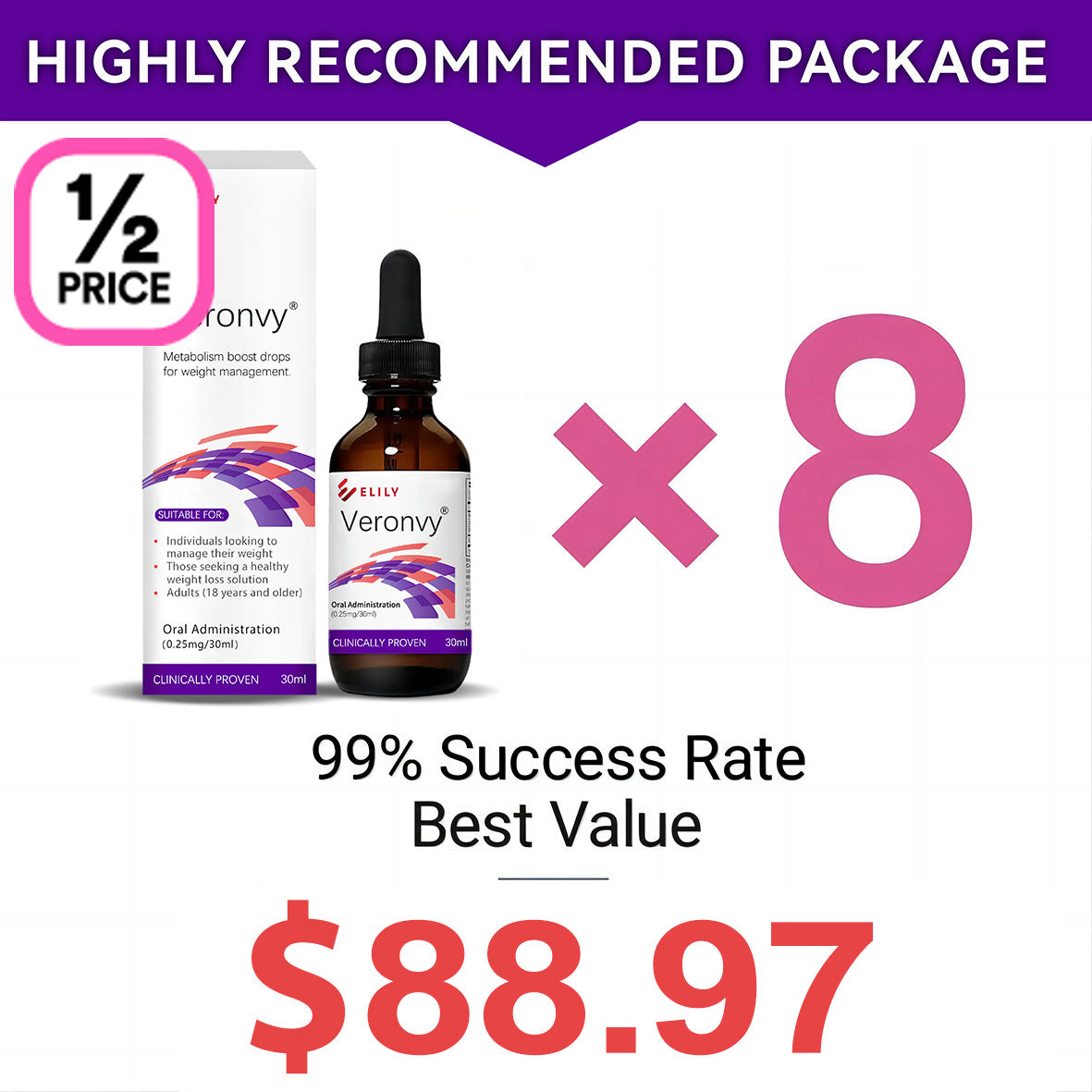 ⏳LAST DAY:50% OFF✨ The Lowest Prices of the Year! ✨ Veronvy® Metabolic Boost Vitamin Drops