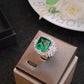 MysticAura™ "LuckyAura Emerald Crystal S925 silver Ring"