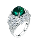 MysticAura™ "LuckyAura Emerald Crystal S925 silver Ring"