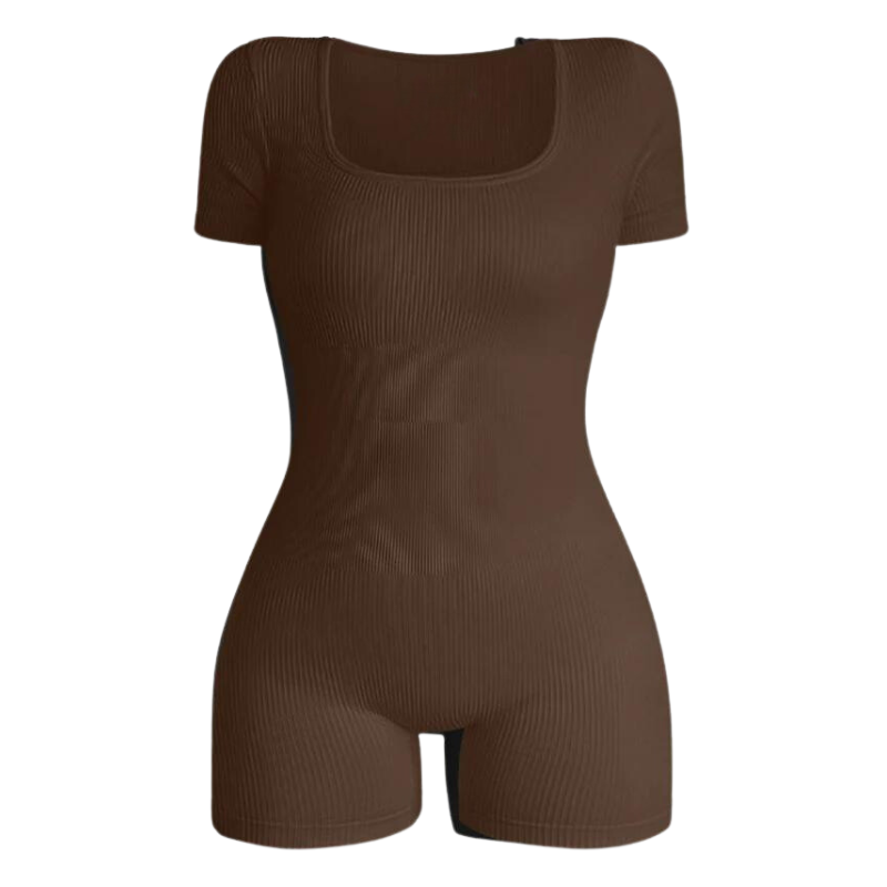 Natravor™ One Piece Short Sleeve Sculpting Bodysuit