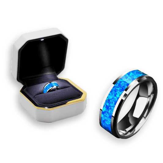 Thcok™ Blue Carbon Energy Ring (Limited time discount 🔥 last day)