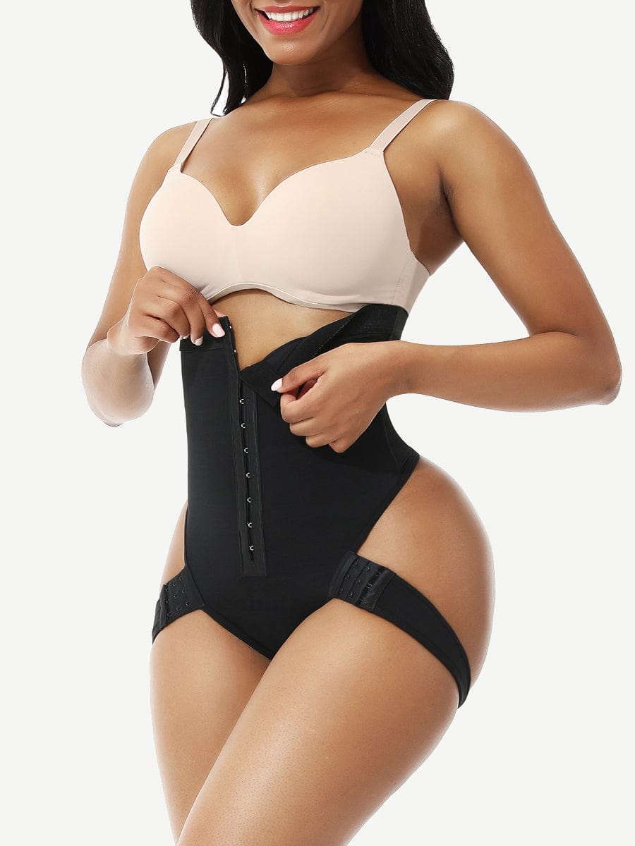 Wholesale Good High Waist Butt Lifter Thong Curve With 2 Side Straps Body Shapewear