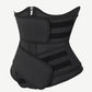 Natravor™ Wholesale Black Under Bust Latex Waist Trainer Double Belt Waist Control